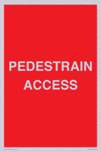PEDESTRAIN ACCESS